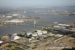 Aerial Photography River Thames Queen Elizabeth Ii Bridge West Thurrock Oil Storage Depot Dartford London